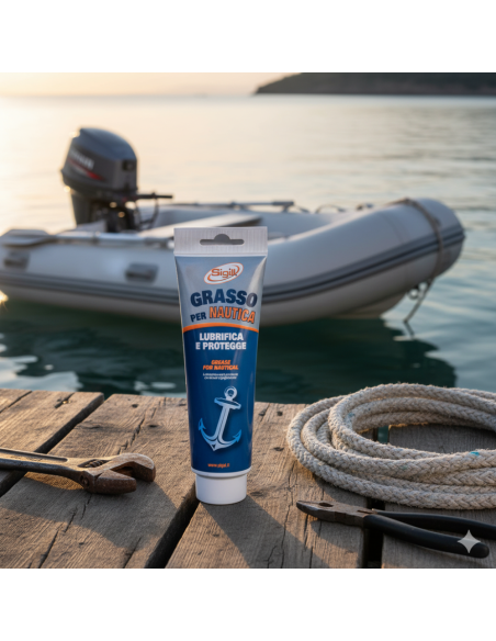 Grasso Per Nautica Lubrifica E Protegge Anticorrosivo 125 ml  