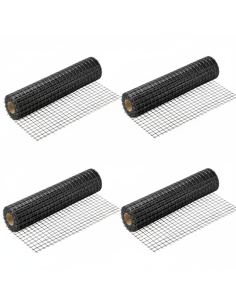 Rete In Fibra Di Vetro 40X40 Mm Rinforzo Massetti E Intonaci 4 Rotoli 1x50 m