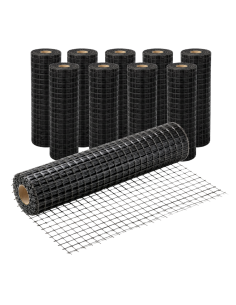 Rete In Fibra Di Vetro 40X40 Mm Rinforzo Massetti E Intonaci 10 Rotoli 1x50 m