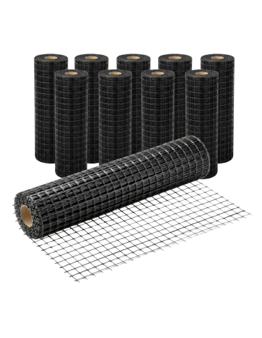 Rete In Fibra Di Vetro 40X40 Mm Rinforzo Massetti E Intonaci 10 Rotoli 1x50 m - FORTUNATO