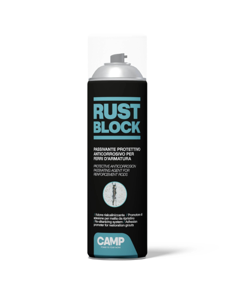 Rust Block Passivante Spray Per Protezione Armature 500 ml