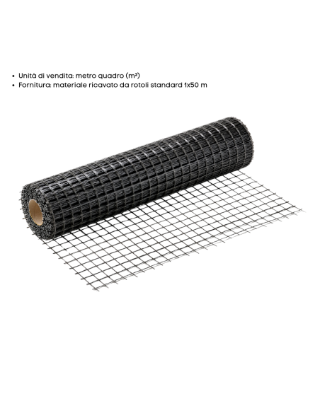 Rete in Fibra di Vetro 40×40 mm Per Rinforzo Massetti E Intonaci Vendita al Mq
