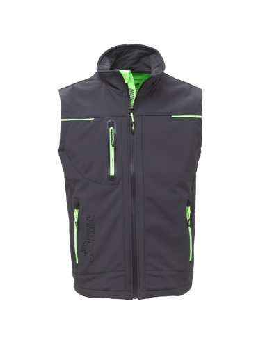 Gilet Softshell Impermeabile Traspirante Universe Colore Asphalt Grey Green 