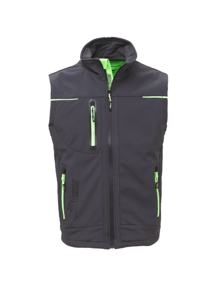 Gilet Softshell Impermeabile Traspirante Universe Colore Asphalt Grey Green 