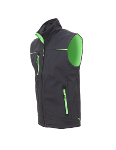 Gilet Softshell Impermeabile Traspirante Universe Colore Asphalt Grey Green  2