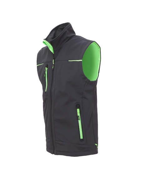 Gilet Softshell Impermeabile Traspirante Universe Colore Asphalt Grey Green 