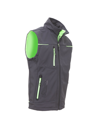 Gilet Softshell Impermeabile Traspirante Universe Colore Asphalt Grey Green 