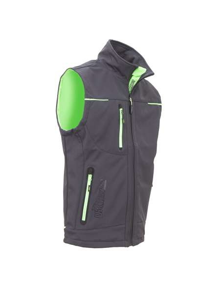 Gilet Softshell Impermeabile Traspirante Universe Colore Asphalt Grey Green 