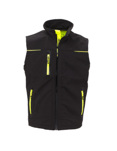 Gilet Softshell Impermeabile Traspirante Universe Black Carbon 