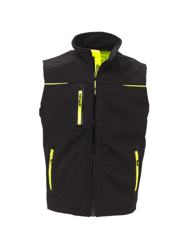 Gilet Softshell Impermeabile Traspirante Universe Black Carbon 