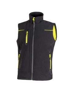 Gilet Softshell Impermeabile Traspirante Universe Black Carbon  2