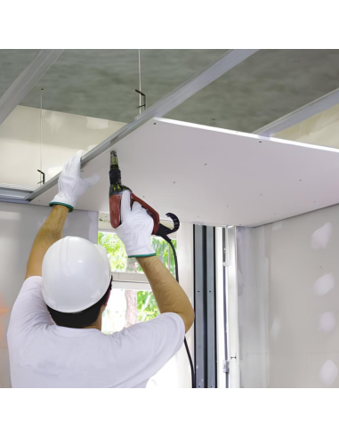 Guida U Standard 2 m Profilo Preforato Sp 0,6 mm Fissaggio Cartongesso 8 Pezzi