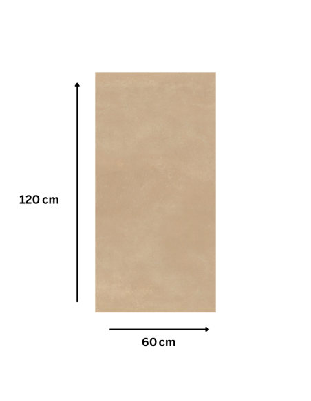 Piastrella Gres Porcellanato Rettificata Sabbia Naturale 60x120 cm 0,72m²
