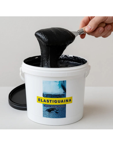 Elastiguaina Elastomerica Bituminosa Colore Nero Impermeabilizzante Resistente