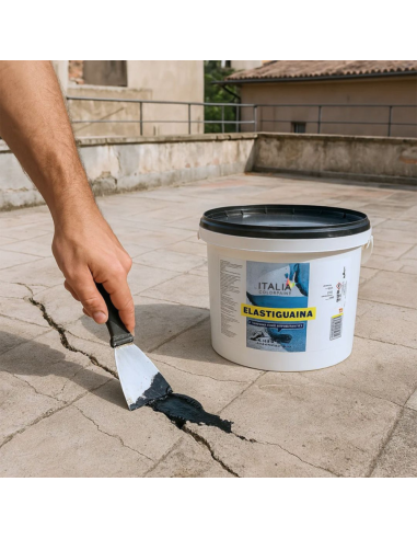 Elastiguaina Elastomerica Bituminosa Colore Nero Impermeabilizzante Resistente Italia ColorPaint - foto 6