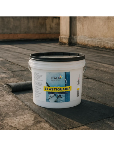 Elastiguaina Elastomerica Bituminosa Colore Nero Impermeabilizzante Resistente Italia ColorPaint - foto 8