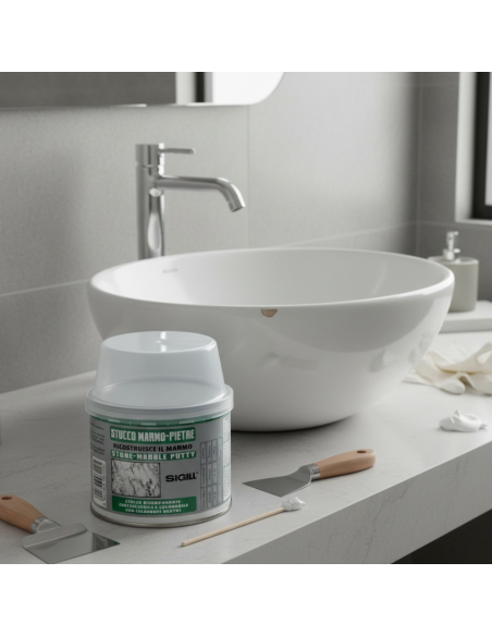 Stucco Per Marmo E Pietre In Barattolo Da 125 Ml