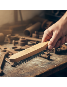 Spazzola Curvata Con Manico In Acciaio Temprato A 4 Raghi 2