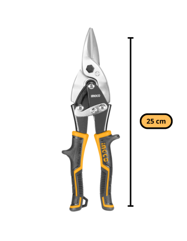 Kit 3 Cesoie Lattoniere Professionali Sinistra Destra Dritta Metallo Lamiera