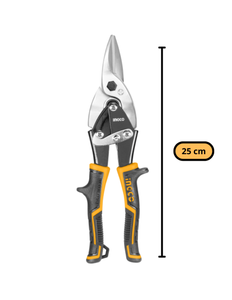 Kit 3 Cesoie Lattoniere Professionali Sinistra Destra Dritta Metallo Lamiera