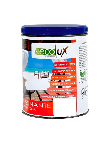 Ecolux Impregnante Cerato Noce Chiaro Fondo Protettivo Legno