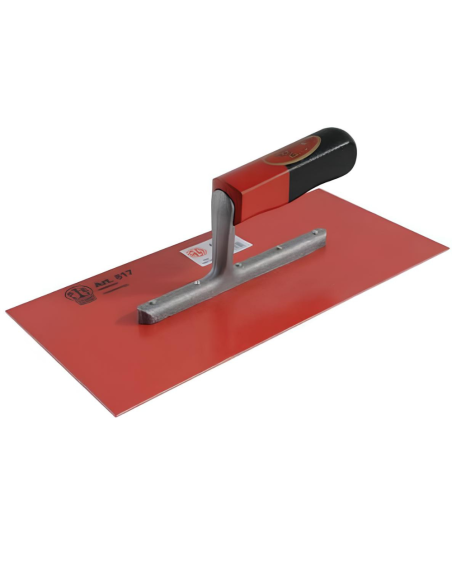 Frattone Liscio In Plastica 28x13 cm Rosso Per Rasato