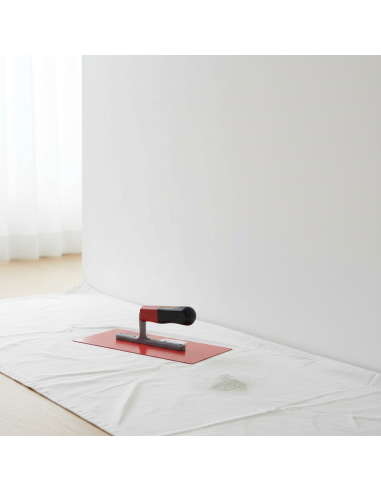 Frattone Liscio In Plastica 28x13 cm Rosso Per Rasato