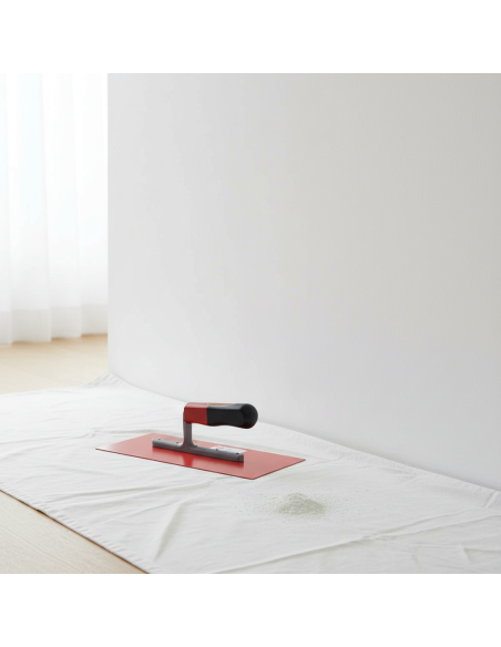 Frattone Liscio In Plastica 28x13 cm Rosso Per Rasato