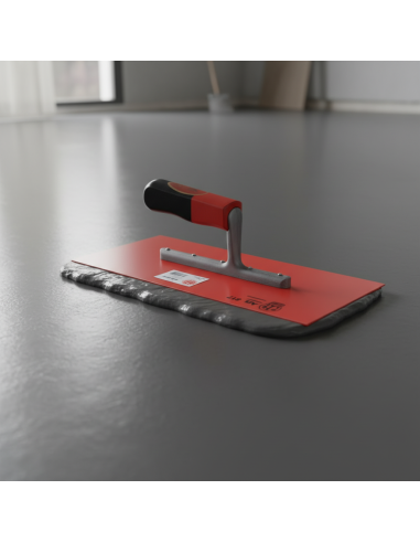 Frattone Liscio In Plastica 28x13 cm Rosso Per Rasato