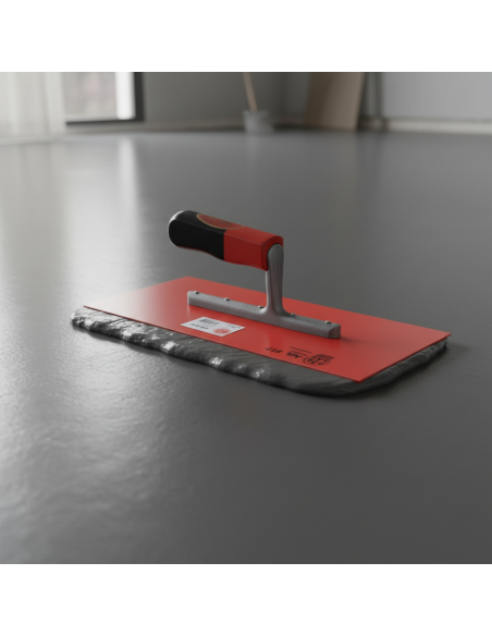 Frattone Liscio In Plastica 28x13 cm Rosso Per Rasato