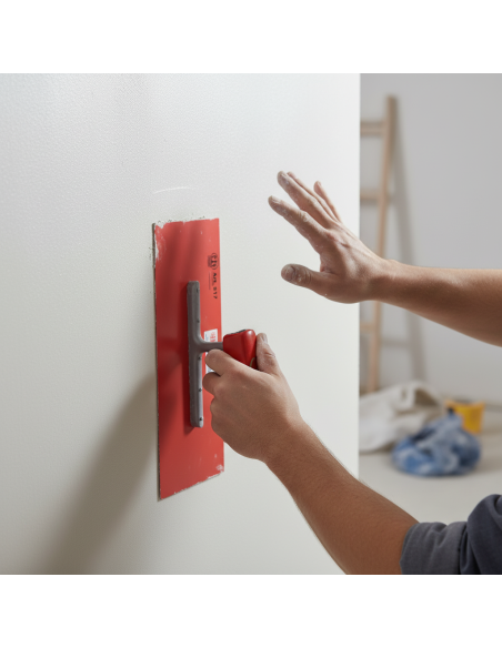 Frattone Liscio In Plastica 28x13 cm Rosso Per Rasato