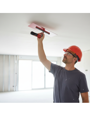 Frattone Liscio In Plastica 28x13 cm Rosso Per Rasato