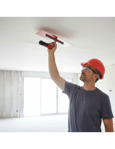 Frattone Liscio In Plastica 28x13 cm Rosso Per Rasato