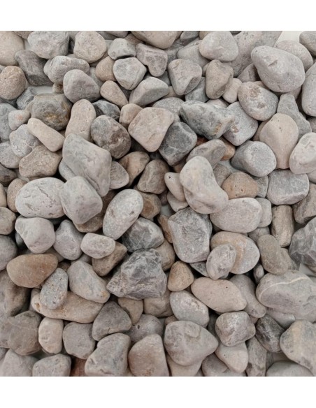 Ciottoli Occhialino Grigio Naturale Per Design Esterni Eleganti 15/25 mm Sacco 25 kg