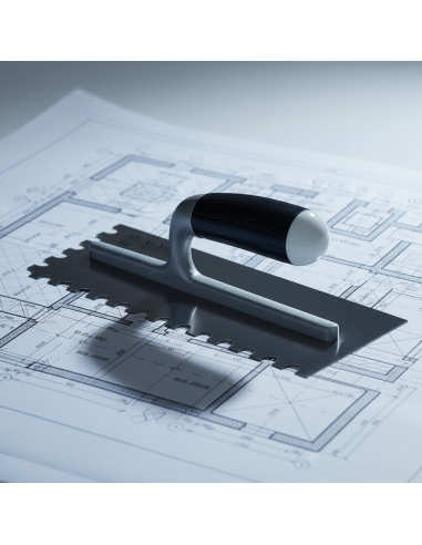Frattone Rettangolare 28x12 cm Dentato Sinistro 5x7 mm  