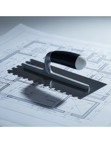 Frattone Rettangolare 28x12 cm Dentato Sinistro 5x7 mm  