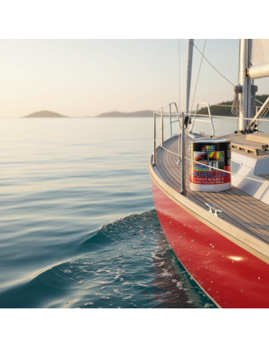 Smalto Sintetico Marino Lucido Per Legno E Ferro Rosso 514 Ral 3000