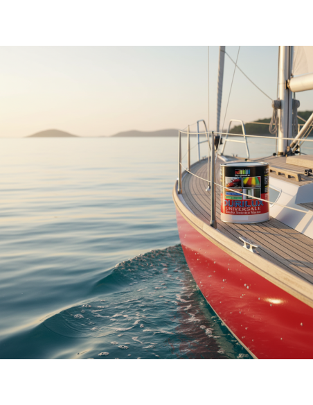 Smalto Sintetico Marino Lucido Per Legno E Ferro Rosso 514 Ral 3000