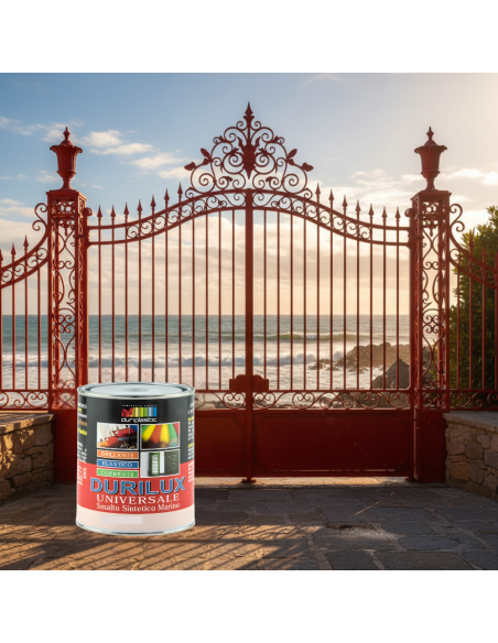 Smalto Sintetico Marino Lucido Per Legno E Ferro Rosso 514 Ral 3000