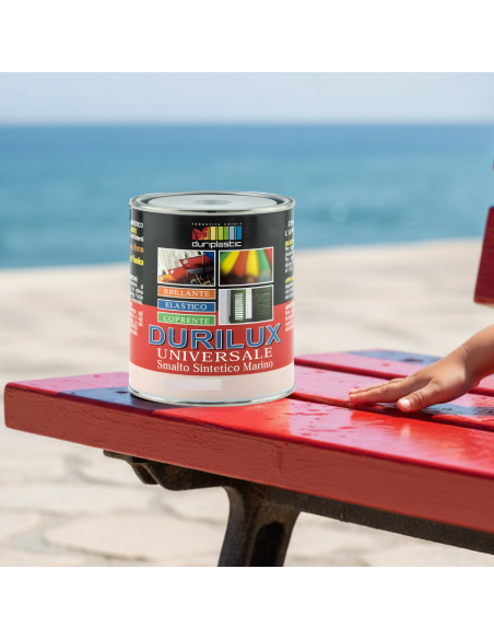 Smalto Sintetico Marino Lucido Per Legno E Ferro Rosso 514 Ral 3000