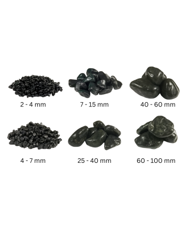 Ciottoli Nero Ebano Effetto Bagnato Brillante Con CIR TONO PLUS Protettivo