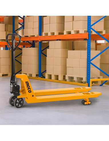 Transpallet Ingco Carico Max 2,5T Forche 550 x 1150 mm Colore Giallo Logistica