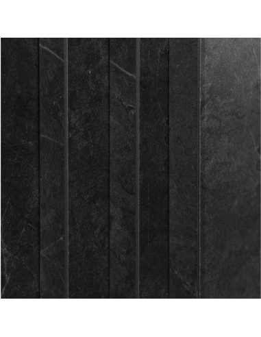 Camino A Bioetanolo Bellini Elegante Legno Effetto Marmo Nero Design Made In Italy