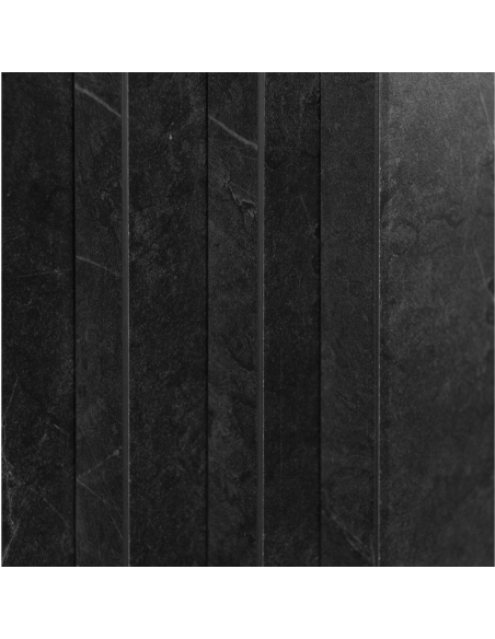 Camino A Bioetanolo Bellini Elegante Legno Effetto Marmo Nero Design Made In Italy