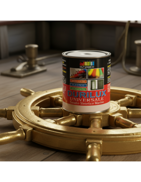 Smalto Sintetico Marino Lucido Per Legno E Ferro Oro 531 DURIPLASTIC - foto 5