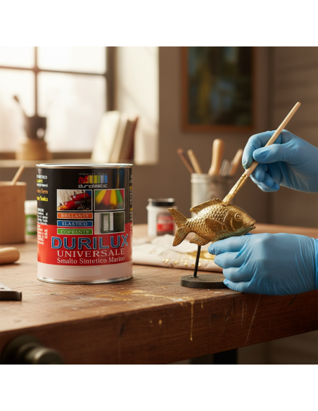 Smalto Sintetico Marino Lucido Per Legno E Ferro Oro 531