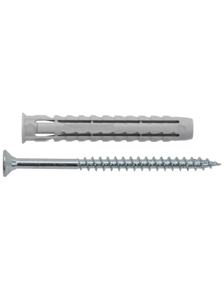 Tassello Fxu-L Nylon 10x70 Con Bordino Per Fissaggi Leggeri Pezzi 25