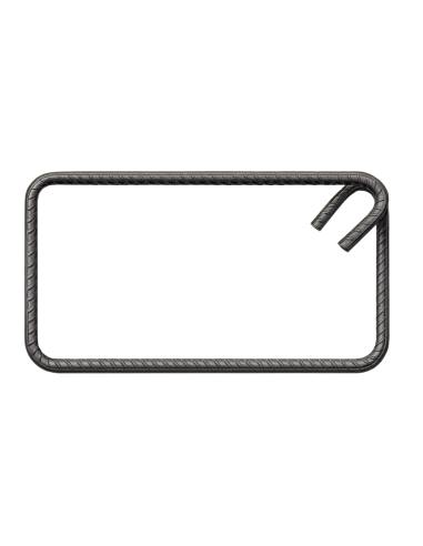 Staffe Antisismiche Armatura Ferro 20x40 cm Strutture Cemento Formati Multipli