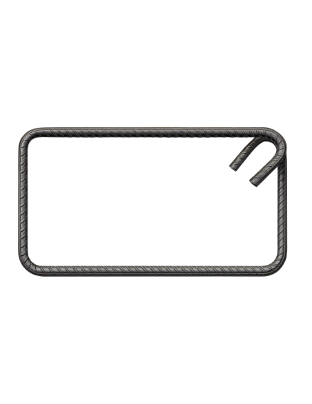 Staffe Antisismiche Armatura Ferro 20x40 cm Strutture Cemento Formati Multipli