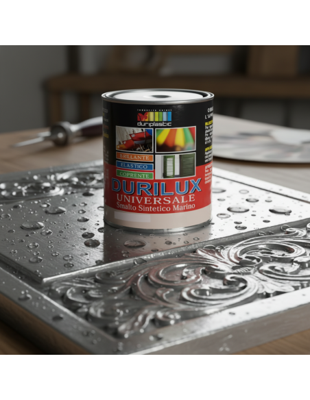 Smalto Sintetico Marino Lucido Per Legno E Ferro Argento 529